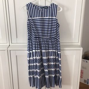NWOT Cotton blue/wht stripe Girls Sz 14+